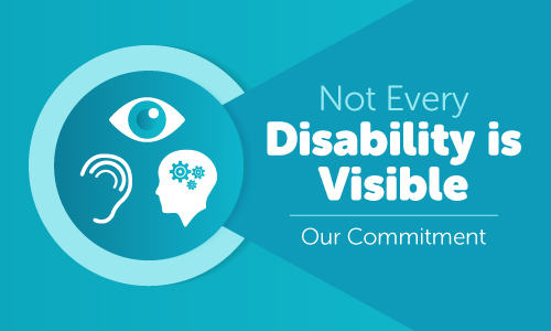 Not every Disability is Visible – Our Commitment